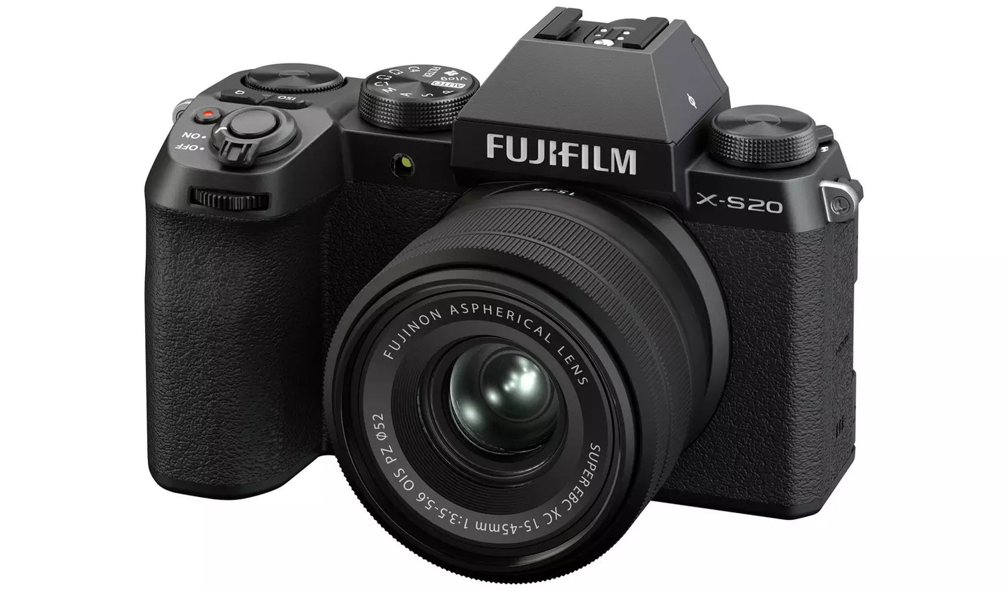 Fujifilm X-S20 Vlogger Kit – 26.1MP Mirrorless Camera with Vari-Angle Screen Black (New) Fujifilm