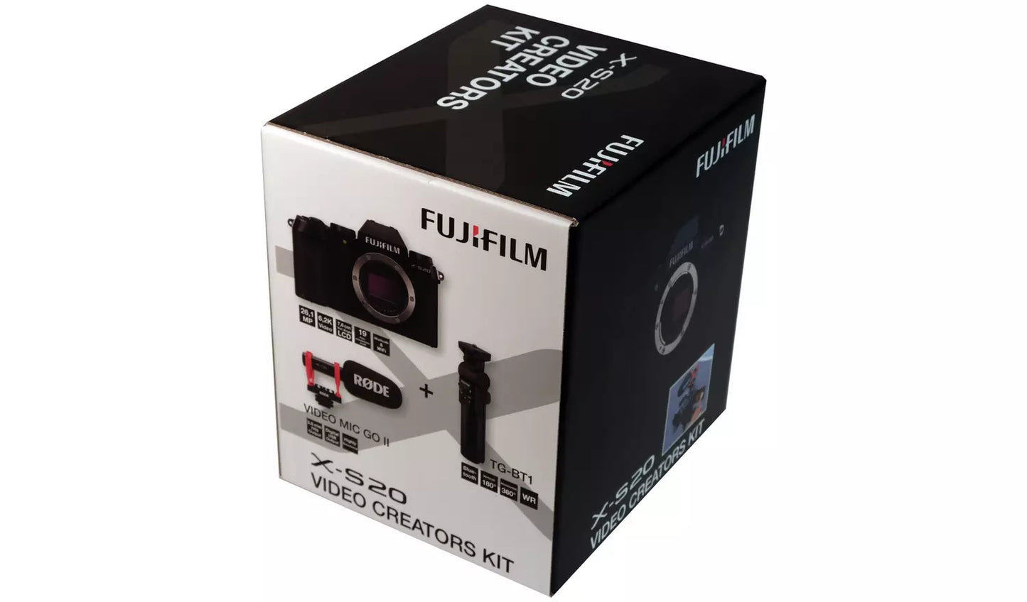 Fujifilm X-S20 Vlogger Kit – 26.1MP Mirrorless Camera with Vari-Angle Screen Black (New) Fujifilm