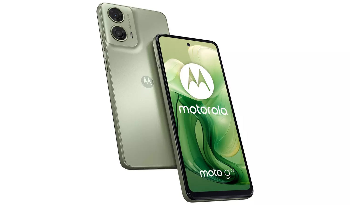 Motorola Moto G24 128GB Unlocked - Ice Green (New) Motorola