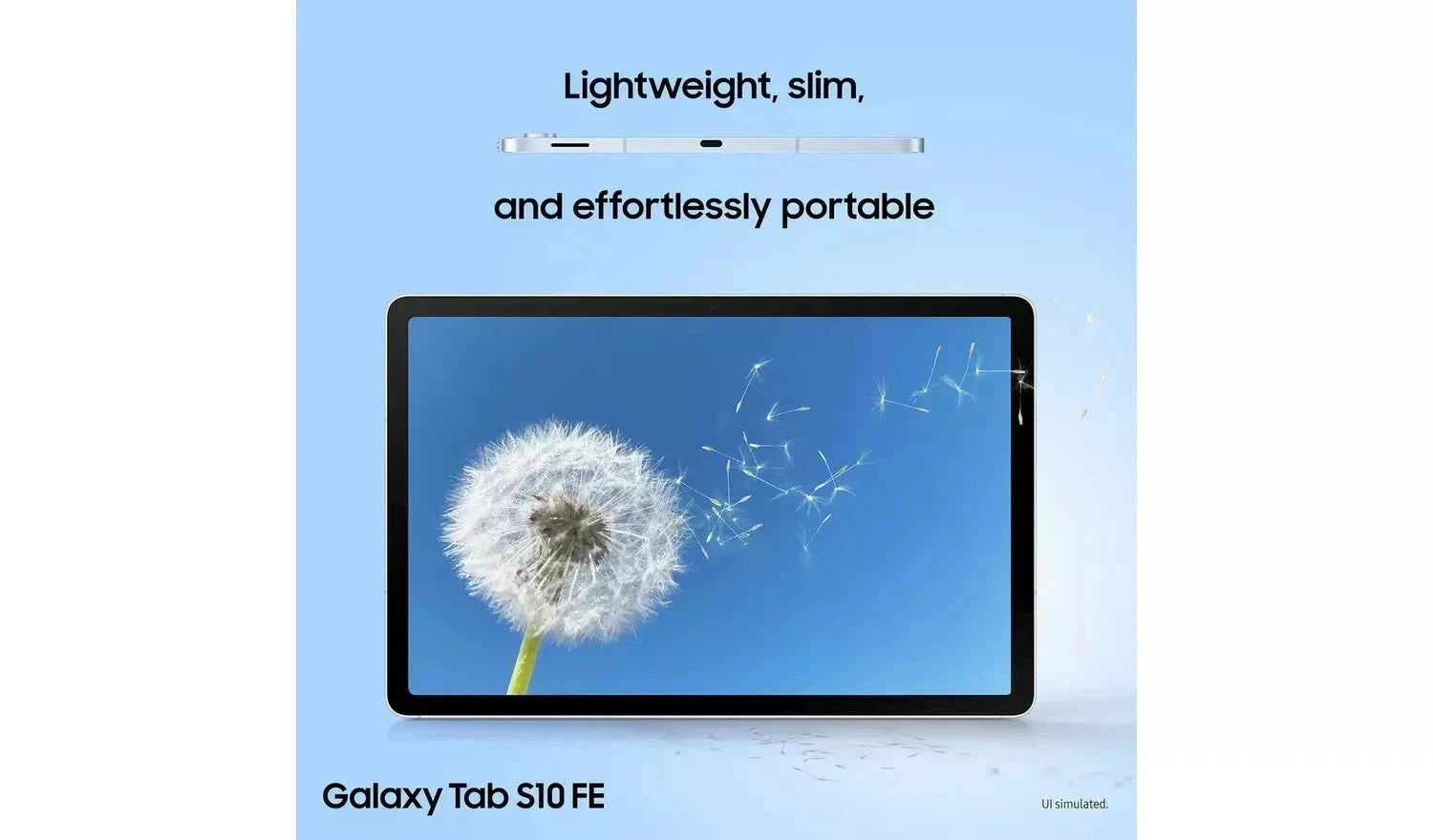 Samsung Galaxy Tab S10 FE+ 13.1-inch Wi-Fi Tablet – 256GB, Grey (New) Samsung