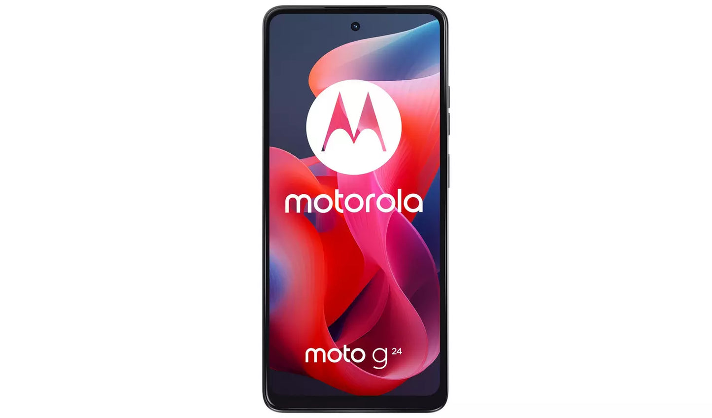 SIM Free Motorola Moto G24 128GB Unlocked - Charcoal (New) Motorola