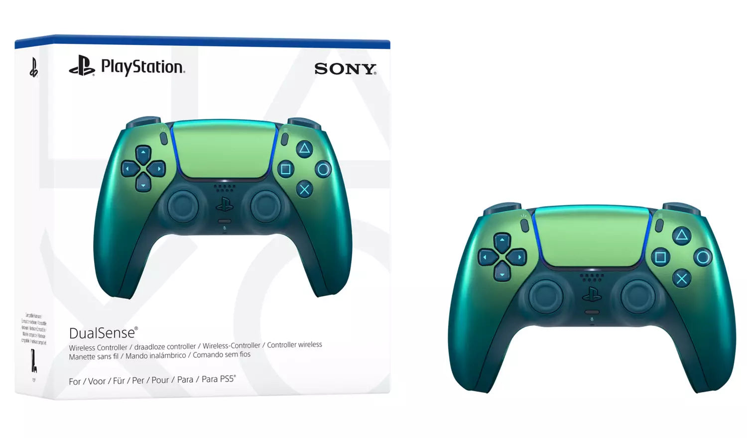 PlayStation 5 DualSense Wireless Controller – Chroma Teal (New) sony