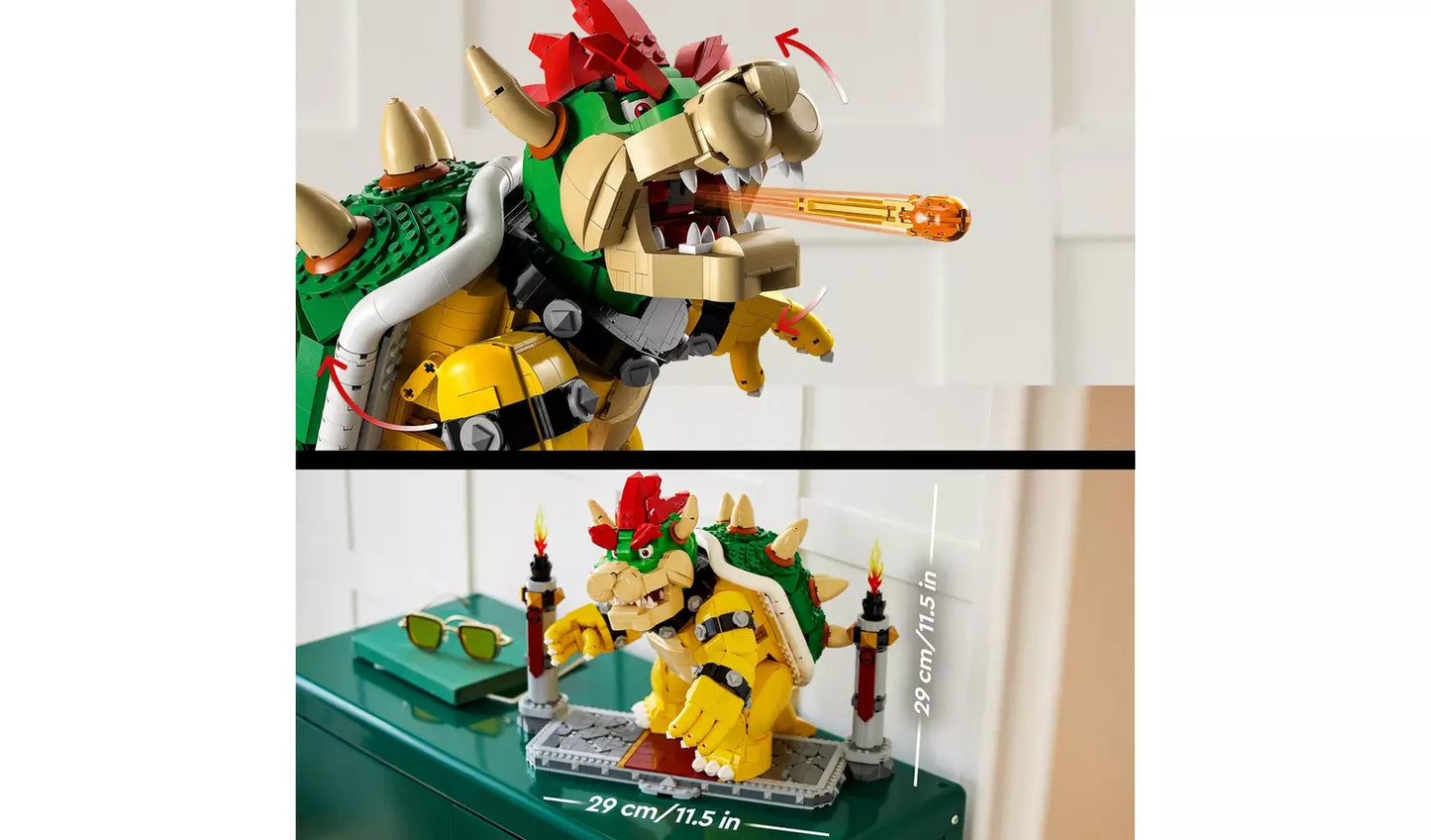 LEGO Super Mario The Mighty Bowser Collectible Figure | Ages 18+ | Model 71411 | NEW LEGO