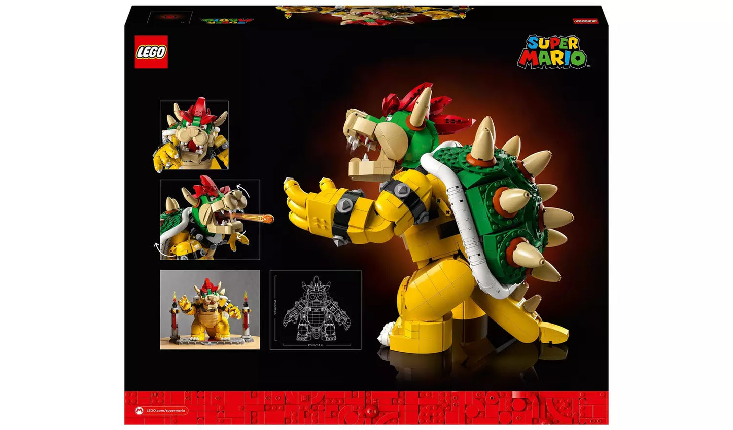 LEGO Super Mario The Mighty Bowser Collectible Figure | Ages 18+ | Model 71411 | NEW LEGO