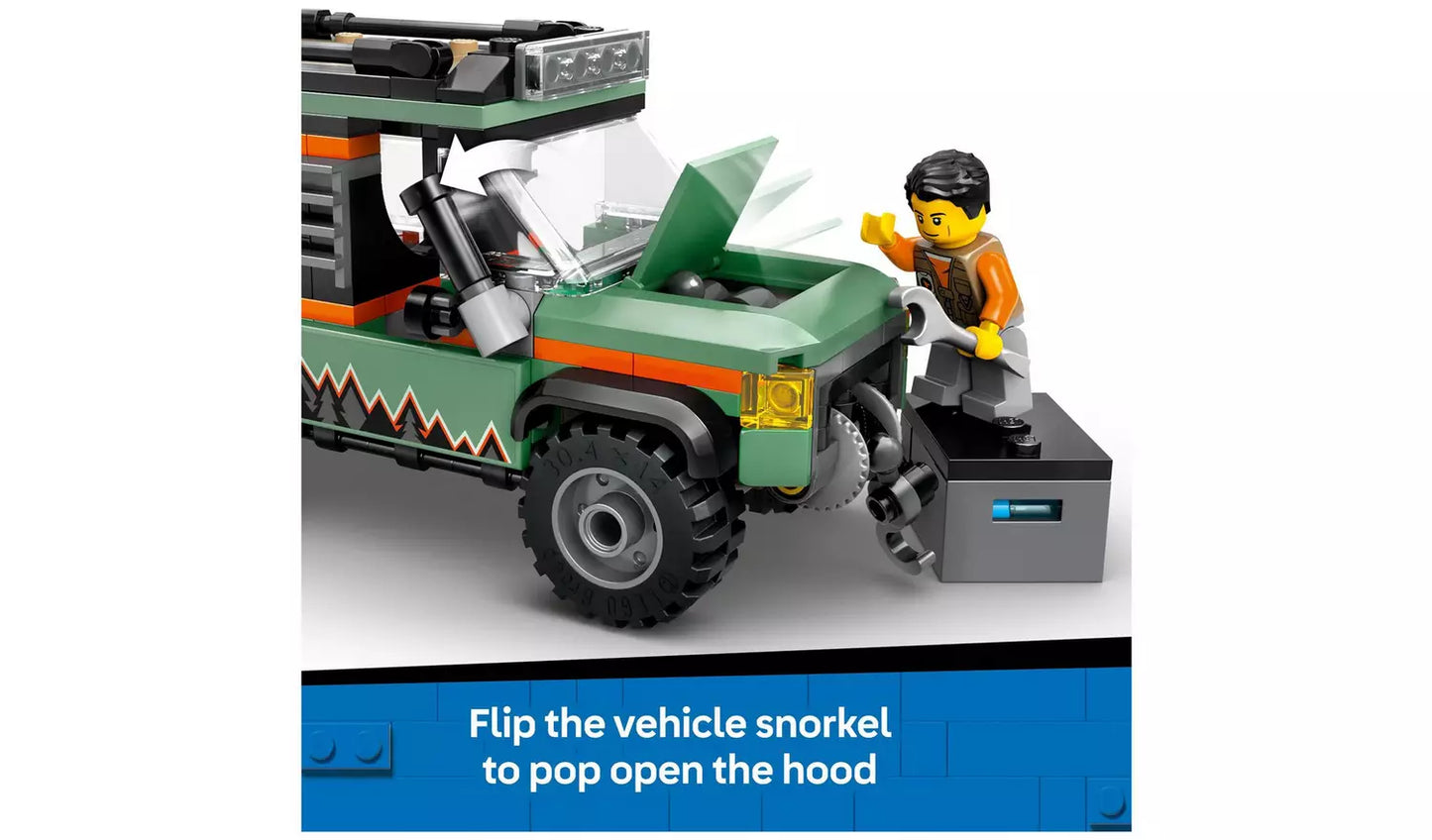 LEGO City Off-Road 4x4 Mountain Truck Toy Vehicle Set | Model 60447 | New LEGO