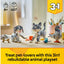 LEGO Creator 3in1 Playful Cat Figure Toy Animal Set | Ages 8+ | Model 31163 | New LEGO