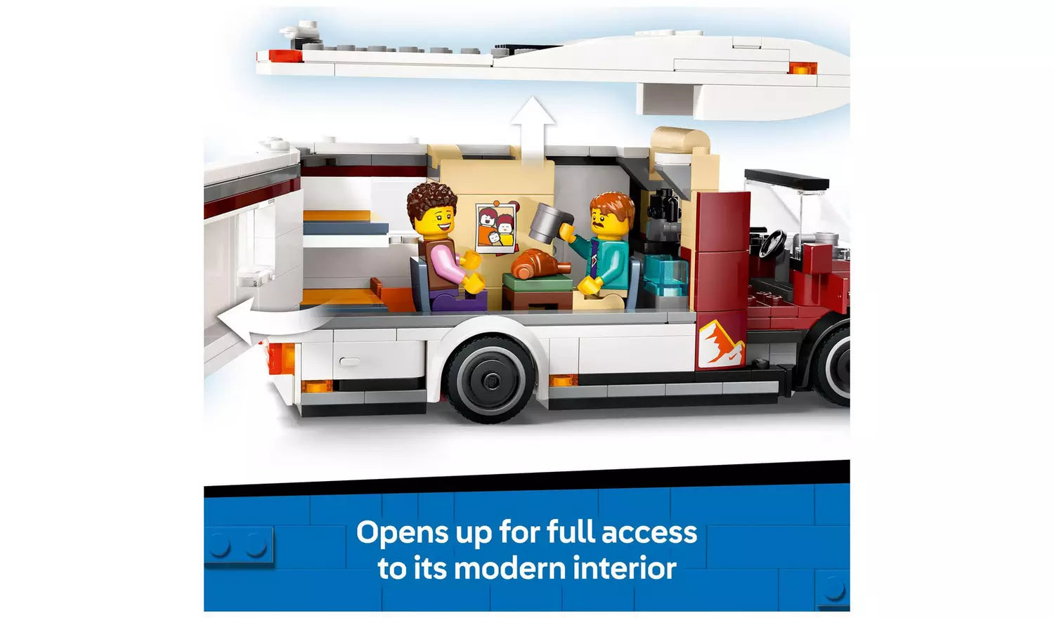 LEGO City Holiday Adventure Camper Van Toy Vehicle Set | Ages 6+ | Model 60454 | New LEGO