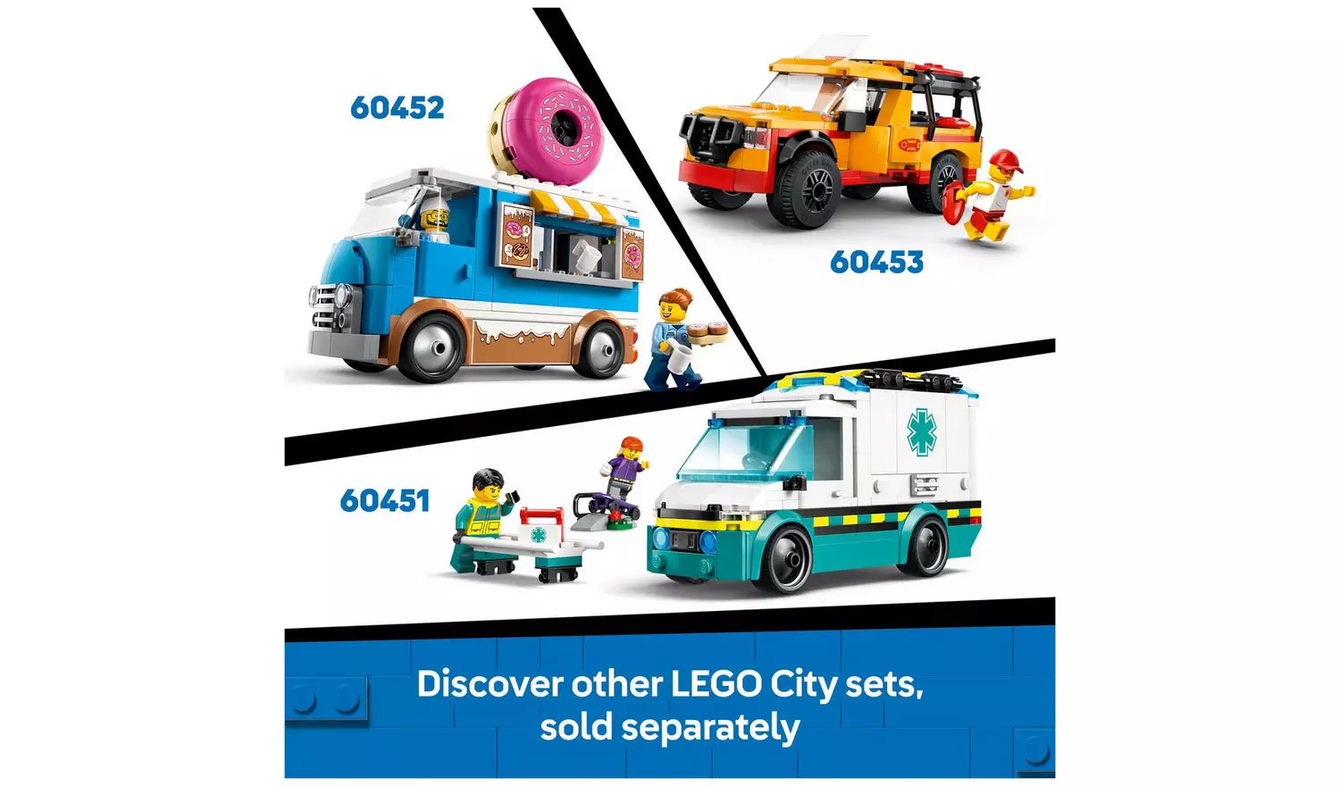 LEGO City Holiday Adventure Camper Van Toy Vehicle Set | Ages 6+ | Model 60454 | New LEGO
