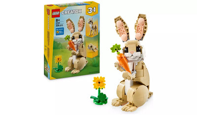 LEGO Creator 3in1 Cute Bunny Toy – Model 31162 | Ages 8+ | 326 Pieces | New LEGO