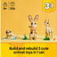 LEGO Creator 3in1 Cute Bunny Toy – Model 31162 | Ages 8+ | 326 Pieces | New LEGO