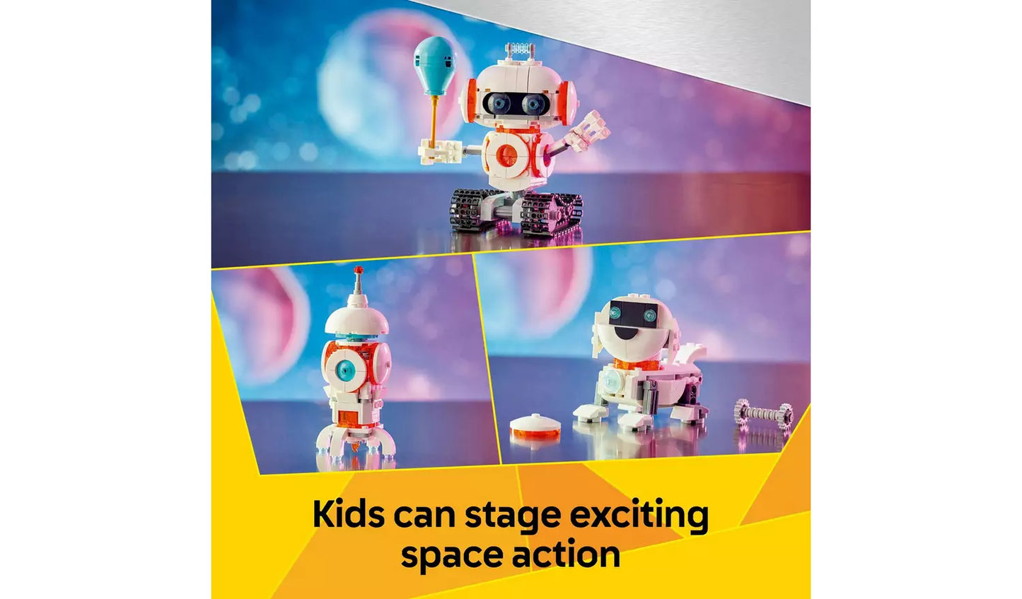 LEGO Creator 3in1 Space Robot Toy Building Set | Ages 8+ | Model 31164 | New LEGO