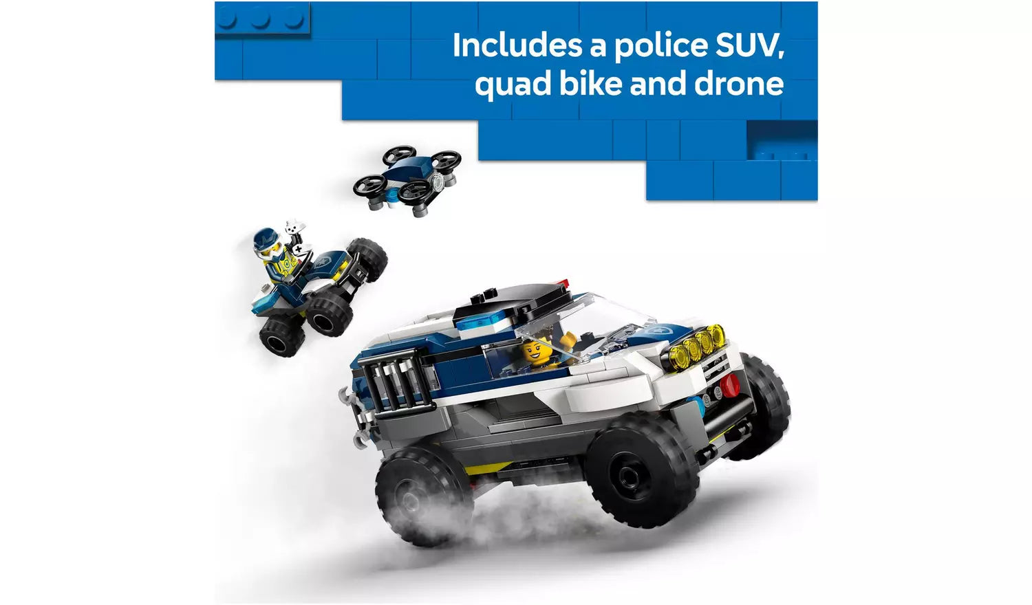 LEGO City Off-Road Police Car Chase Building Toy Set | Ages 6+ | Model 60449 | New LEGO