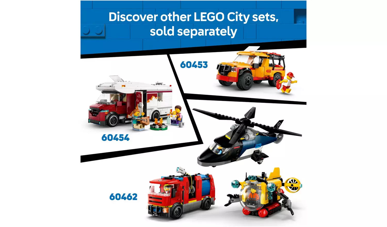 LEGO City Off-Road Police Car Chase Building Toy Set | Ages 6+ | Model 60449 | New LEGO