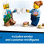 LEGO City Doughnut Truck Toy with 2 Minifigures | Ages 5+ | Model 60452 | New LEGO