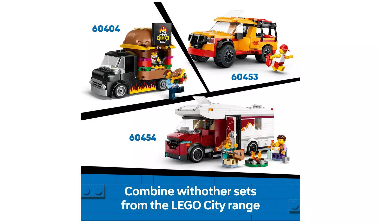 LEGO City Doughnut Truck Toy with 2 Minifigures | Ages 5+ | Model 60452 | New LEGO