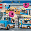 LEGO City Doughnut Truck Toy with 2 Minifigures | Ages 5+ | Model 60452 | New LEGO