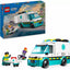 LEGO City Emergency Ambulance Toy Set with Minifigures | Ages 5+ | Model 60451 | New LEGO