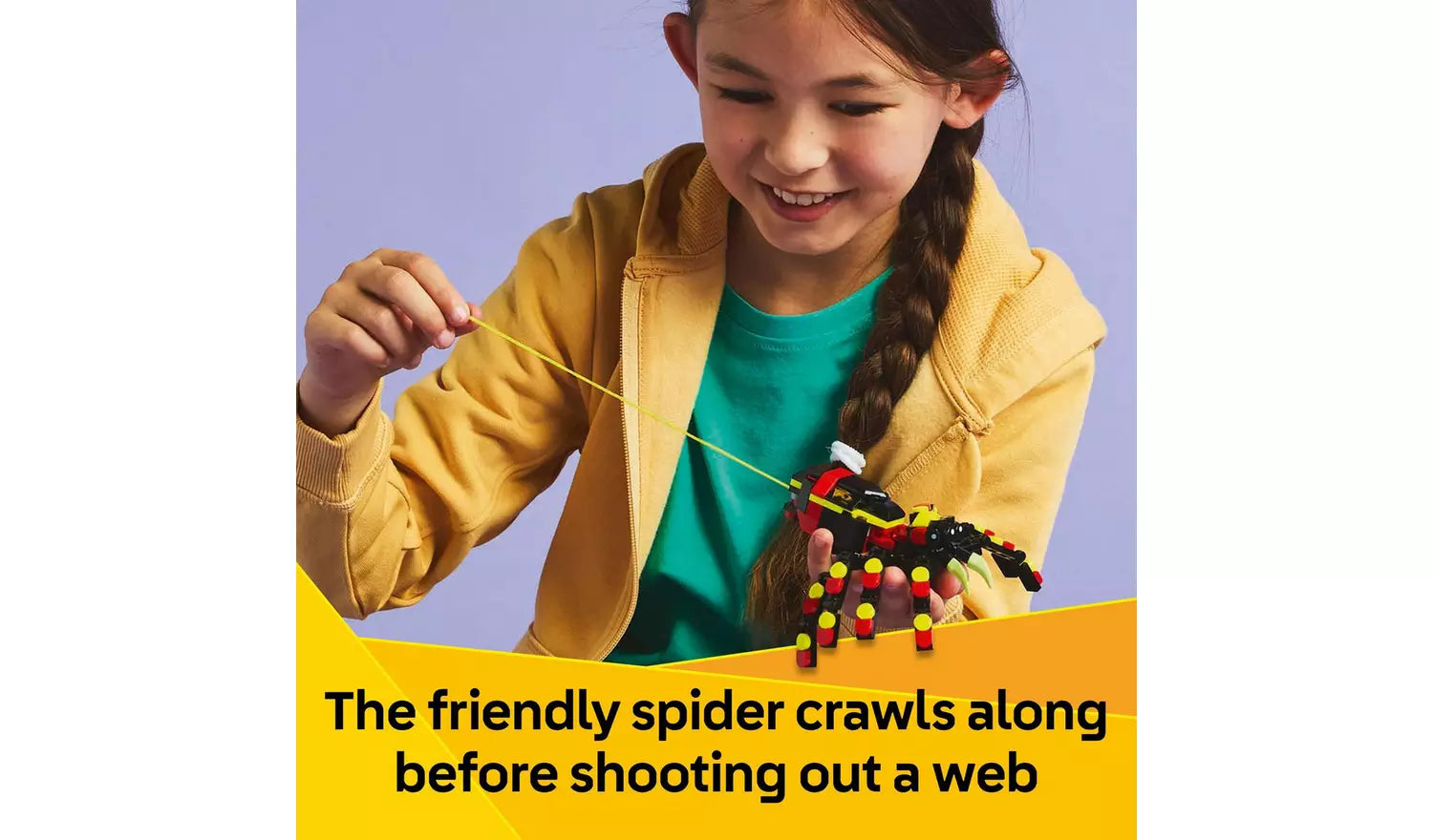 LEGO Creator 3in1 Wild Animals: Surprising Spider Toy | Ages 7+ | Model 31159 | New LEGO