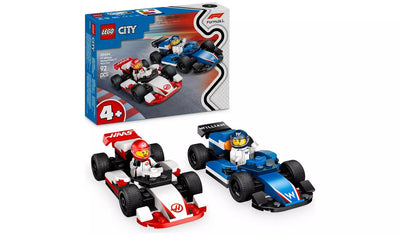 LEGO City F1 Williams Racing & Haas F1 Race Cars Toy Set | Ages 4+ | Model 60464 | New LEGO