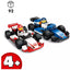 LEGO City F1 Williams Racing & Haas F1 Race Cars Toy Set | Ages 4+ | Model 60464 | New LEGO
