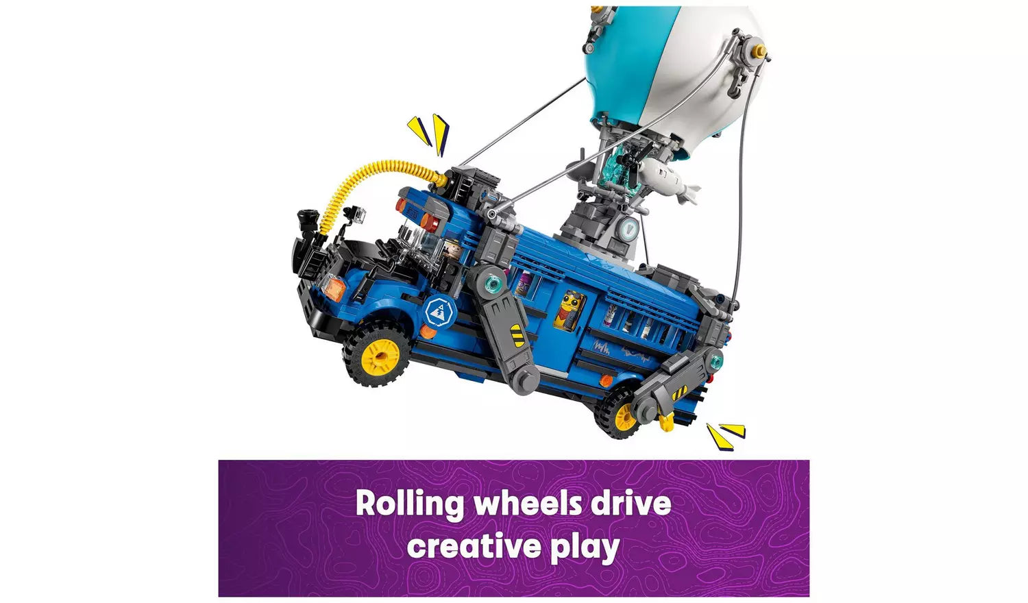LEGO Fortnite Battle Bus Toy Set with 9 Characters | Ages 10+ | Model 77073 | 954 Pieces | New LEGO