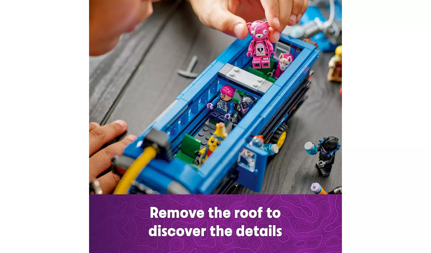 LEGO Fortnite Battle Bus Toy Set with 9 Characters | Ages 10+ | Model 77073 | 954 Pieces | New LEGO