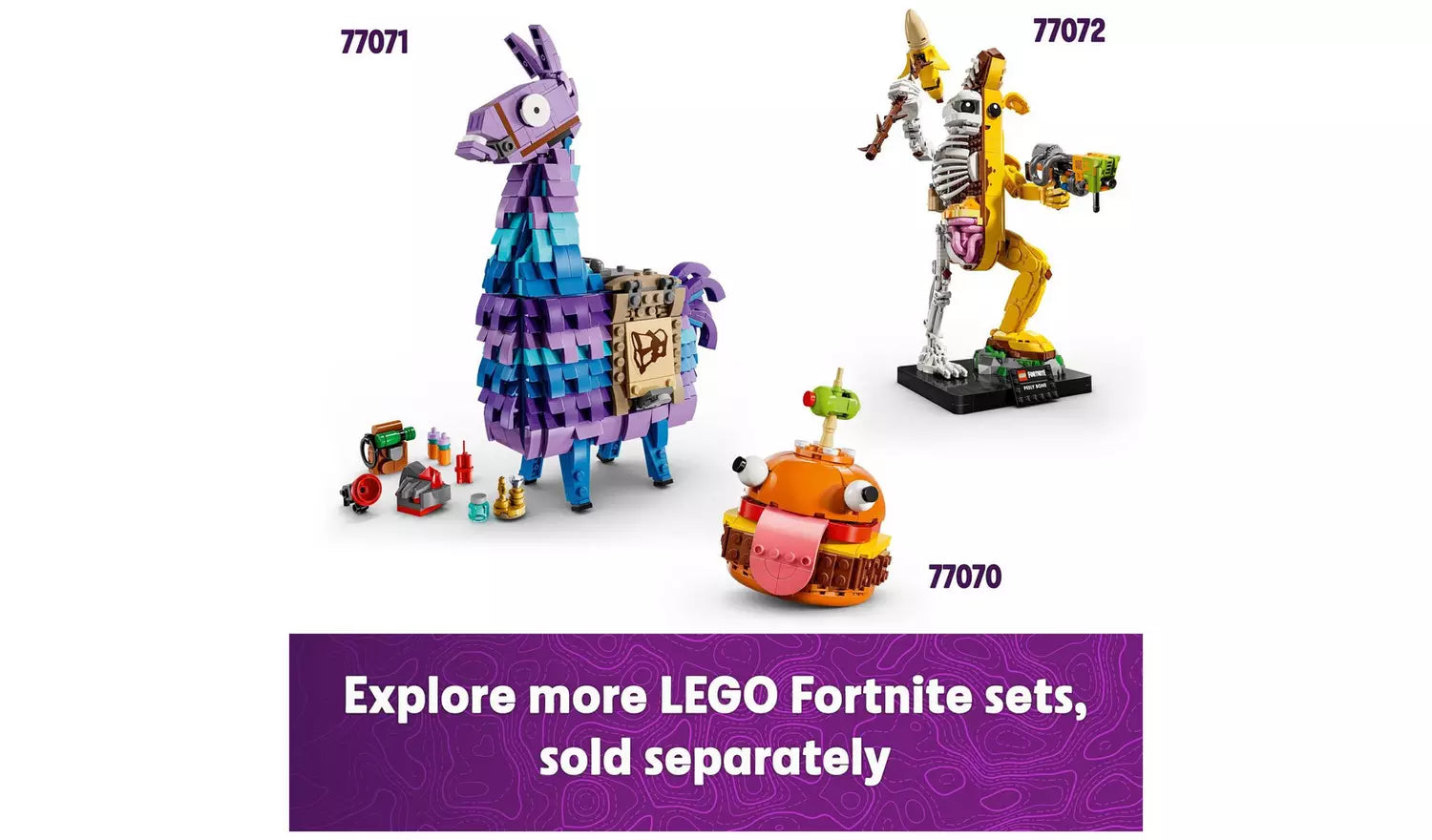 LEGO Fortnite Battle Bus Toy Set with 9 Characters | Ages 10+ | Model 77073 | 954 Pieces | New LEGO