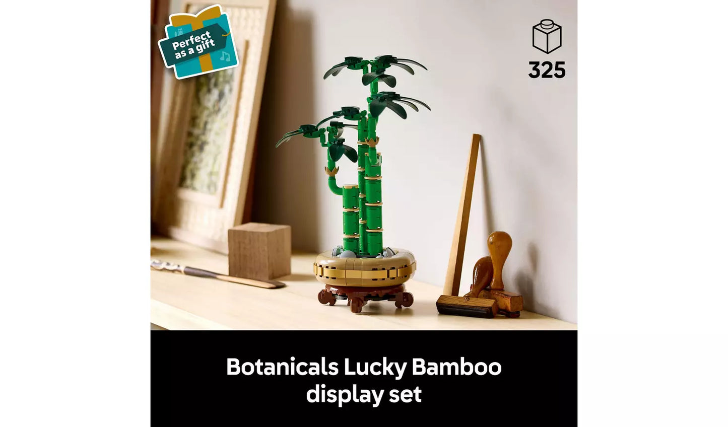 LEGO Botanicals Lucky Bamboo Artificial Plant Set | Ages 18+ | Model 10344 | NEW LEGO