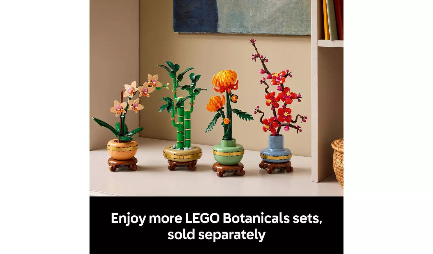 LEGO Botanicals Lucky Bamboo Artificial Plant Set | Ages 18+ | Model 10344 | NEW LEGO
