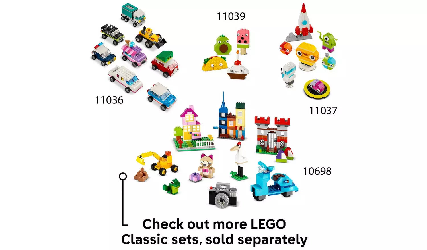 LEGO Classic Creative Dinosaurs Building Toy Set | Ages 5+ | Model 11041 | New LEGO