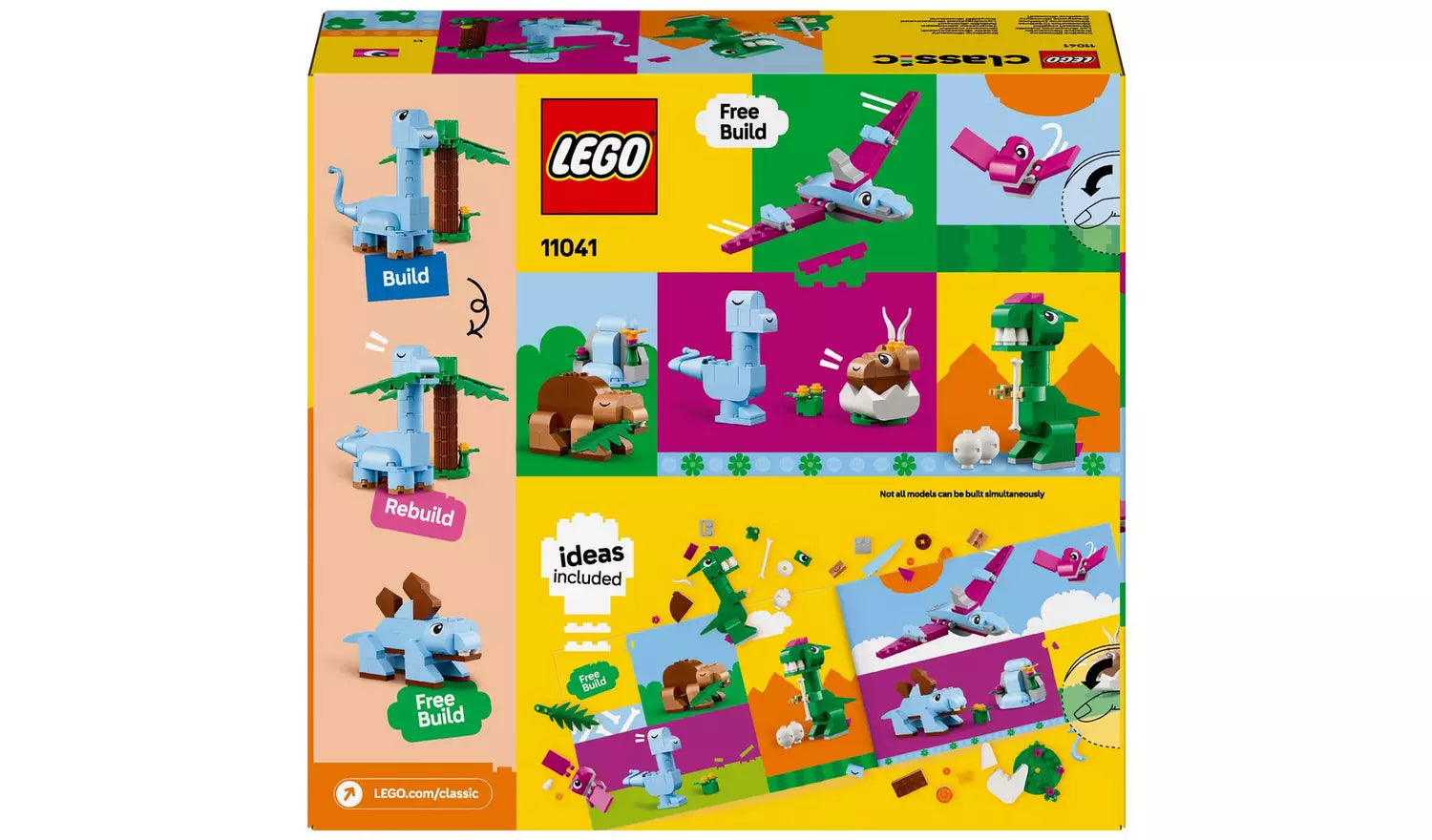LEGO Classic Creative Dinosaurs Building Toy Set | Ages 5+ | Model 11041 | New LEGO