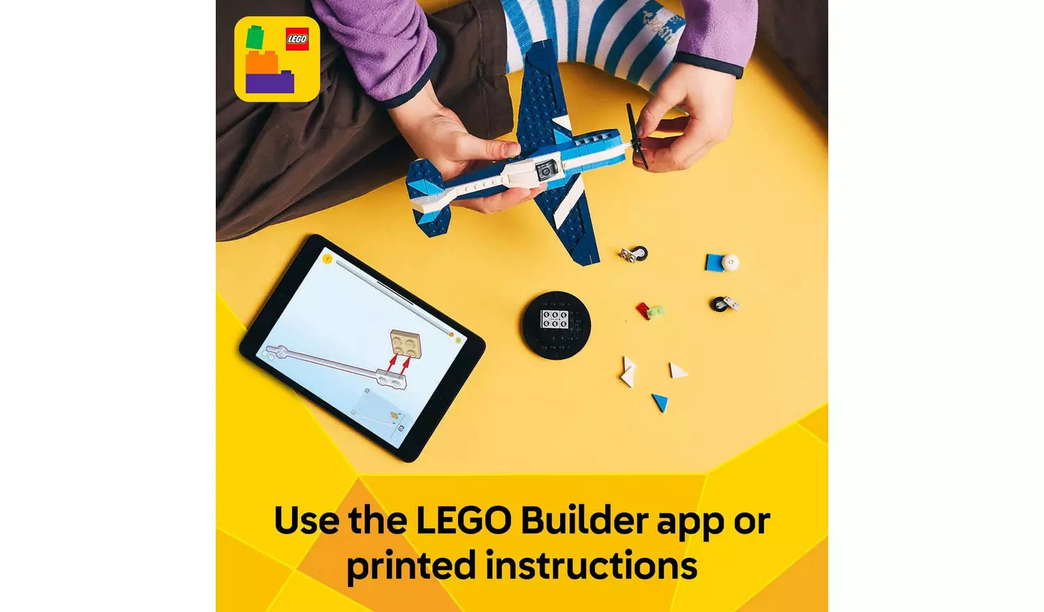 LEGO Creator 3in1 Aircraft: Race Plane Toy for Kids | Ages 7+ | Model 31160 | New LEGO