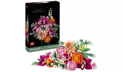 LEGO Botanicals Pretty Pink Flower Bouquet Decor Set 10342 | Ages 18+ | New LEGO