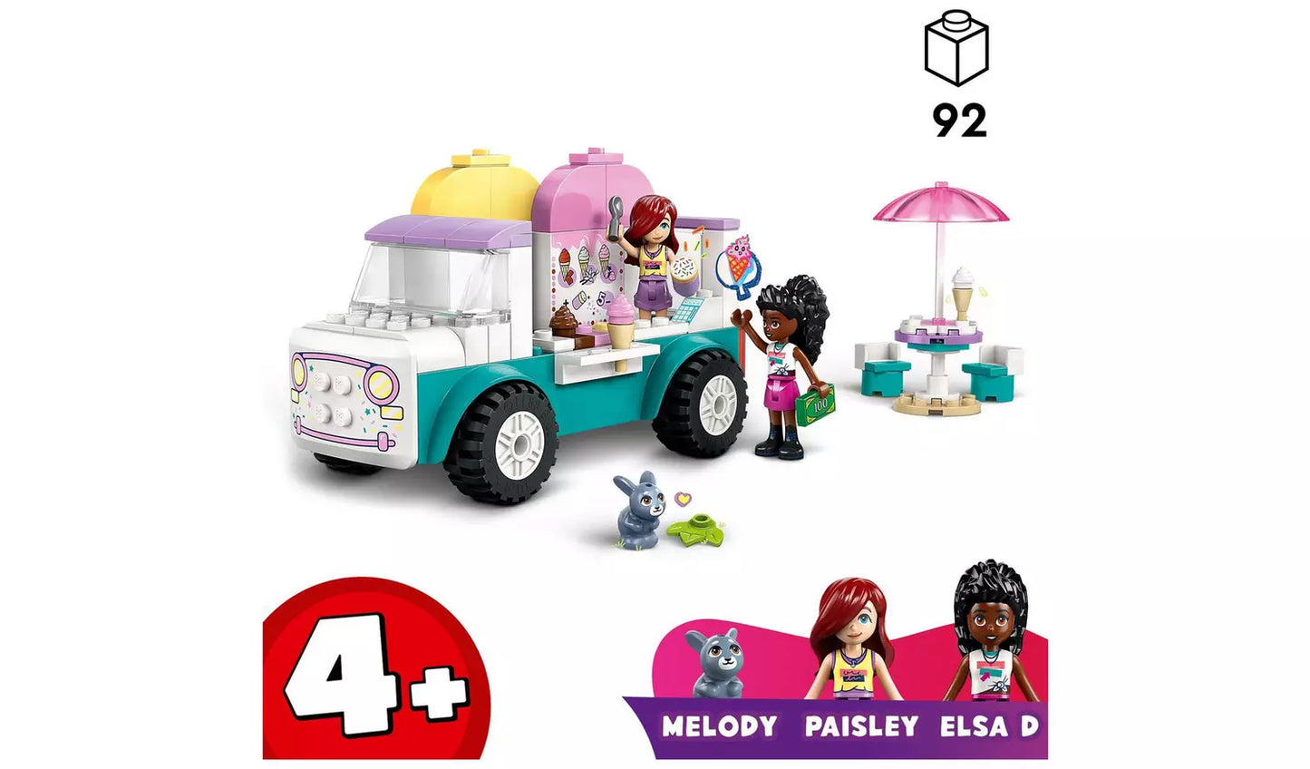 LEGO Friends Heartlake City Ice Cream Van Creative Toy Set | Ages 4+ | Model 42644 | New LEGO