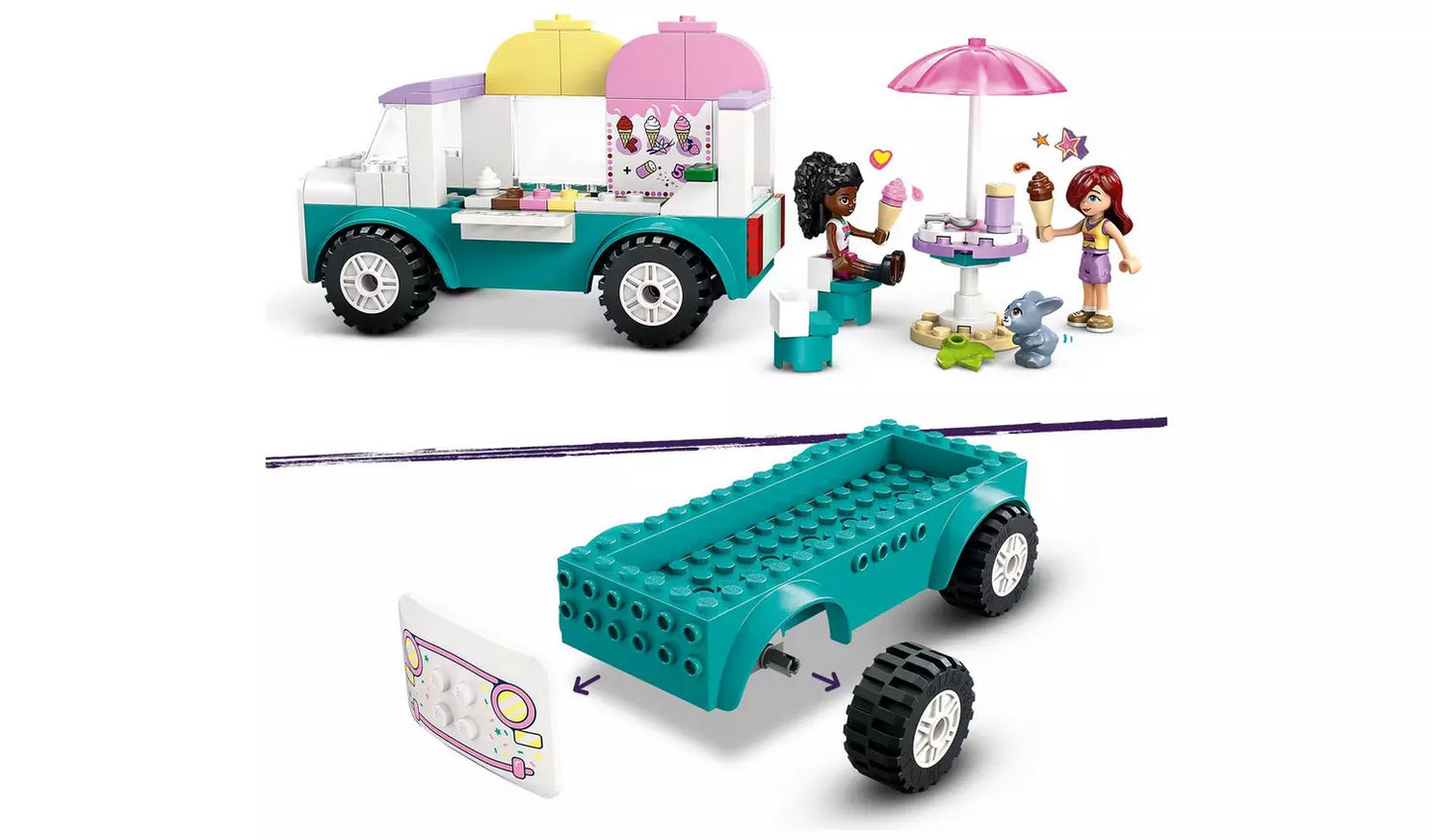 LEGO Friends Heartlake City Ice Cream Van Creative Toy Set | Ages 4+ | Model 42644 | New LEGO