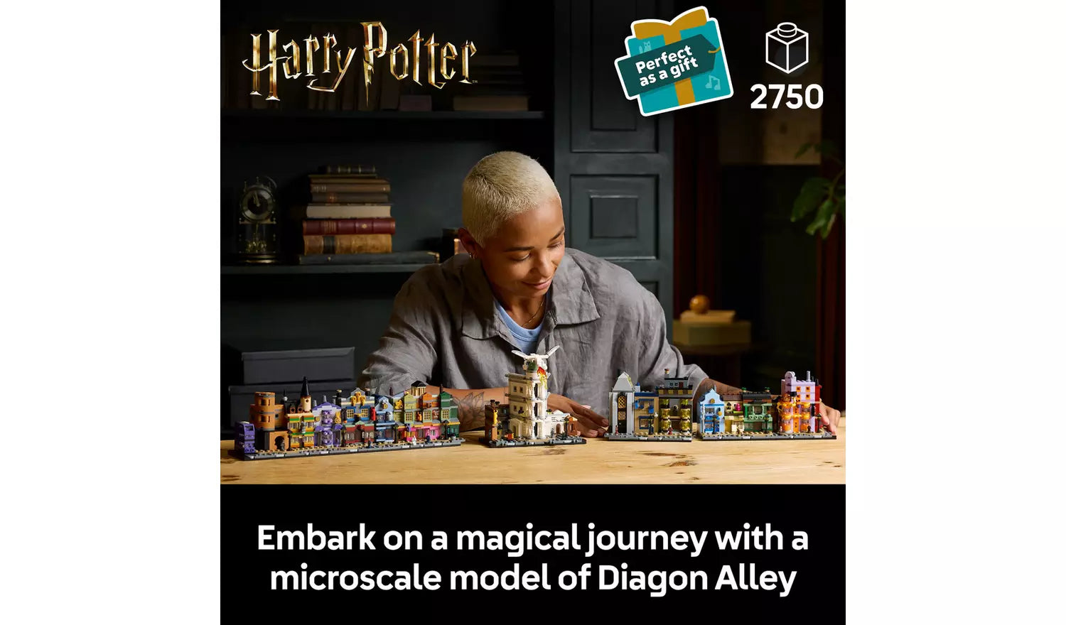 LEGO Harry Potter Diagon Alley Wizarding Shops Set 76444 | Ages 18+ | New LEGO