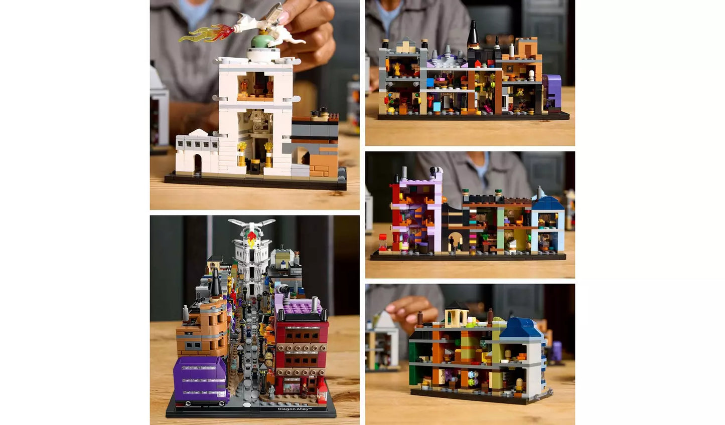 LEGO Harry Potter Diagon Alley Wizarding Shops Set 76444 | Ages 18+ | New LEGO