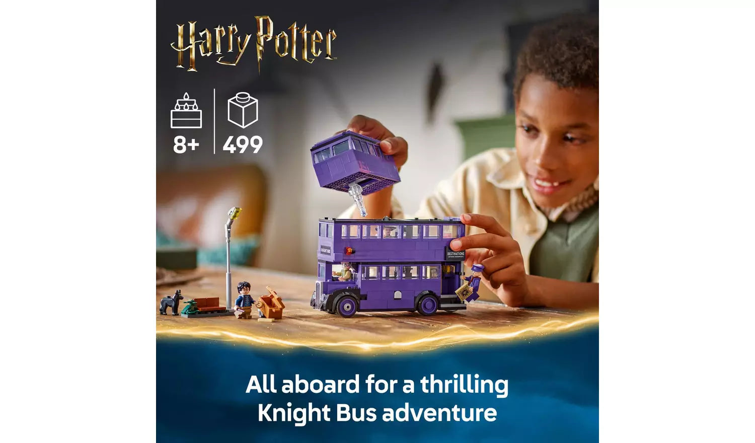 LEGO Harry Potter Knight Bus Adventure Vehicle Toy Set | Ages 8+ | Model 76446 | New LEGO