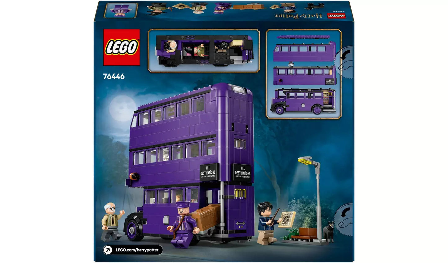 LEGO Harry Potter Knight Bus Adventure Vehicle Toy Set | Ages 8+ | Model 76446 | New LEGO