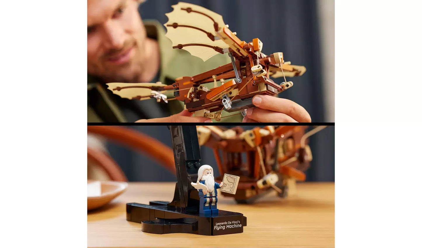 LEGO Icons Leonardo da Vinci's Flying Machine Set for Adults | Ages 18+ | Model 10363 | NEW LEGO