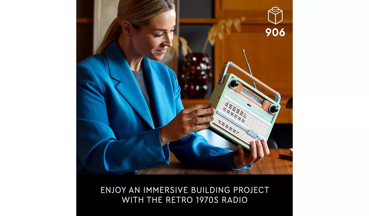 LEGO Icons Retro Radio Building Set for Adults | Ages 18+ | Model 10334 | NEW LEGO