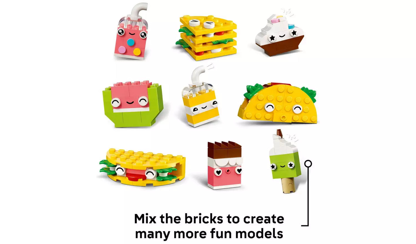 LEGO Classic Creative Food Friends Building Toy Set | Ages 4+ | Model 11039 | New LEGO