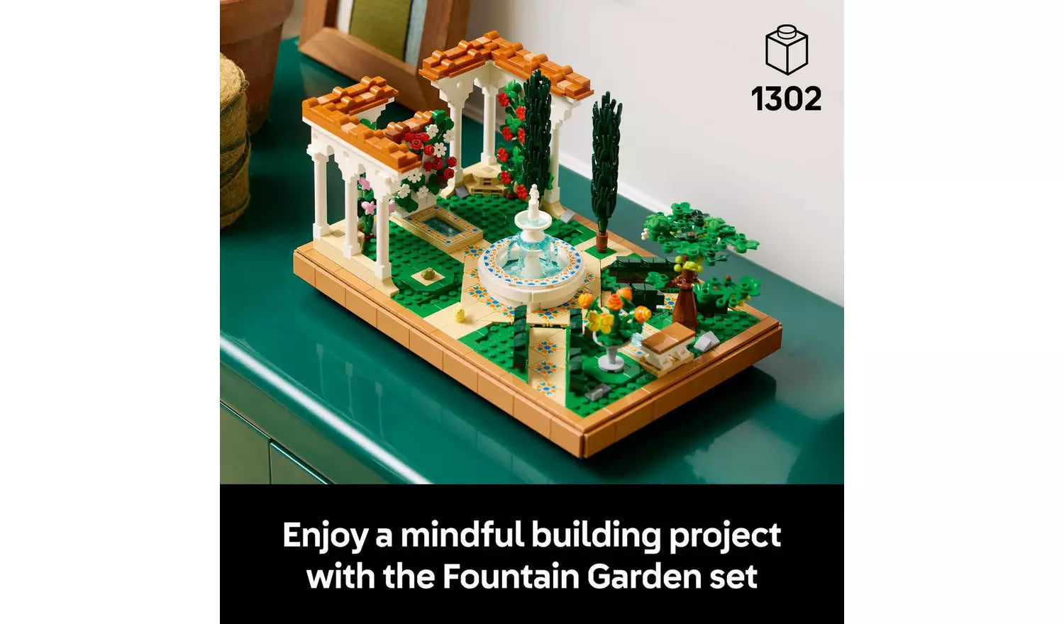 LEGO Icons Fountain Garden Home Decor Set | Ages 18+ | Model 10359 | NEW Funkifone