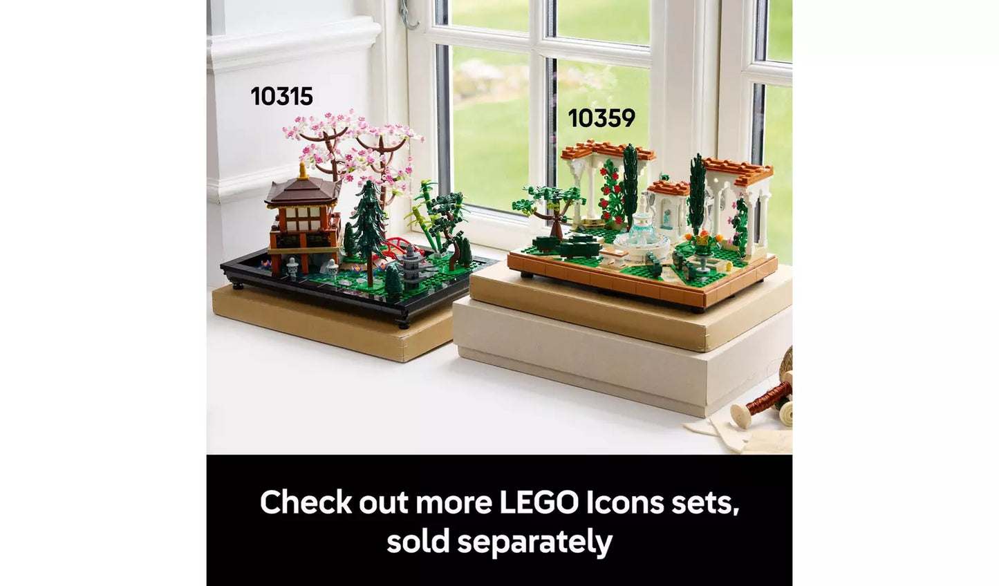 LEGO Icons Fountain Garden Home Decor Set | Ages 18+ | Model 10359 | NEW Funkifone