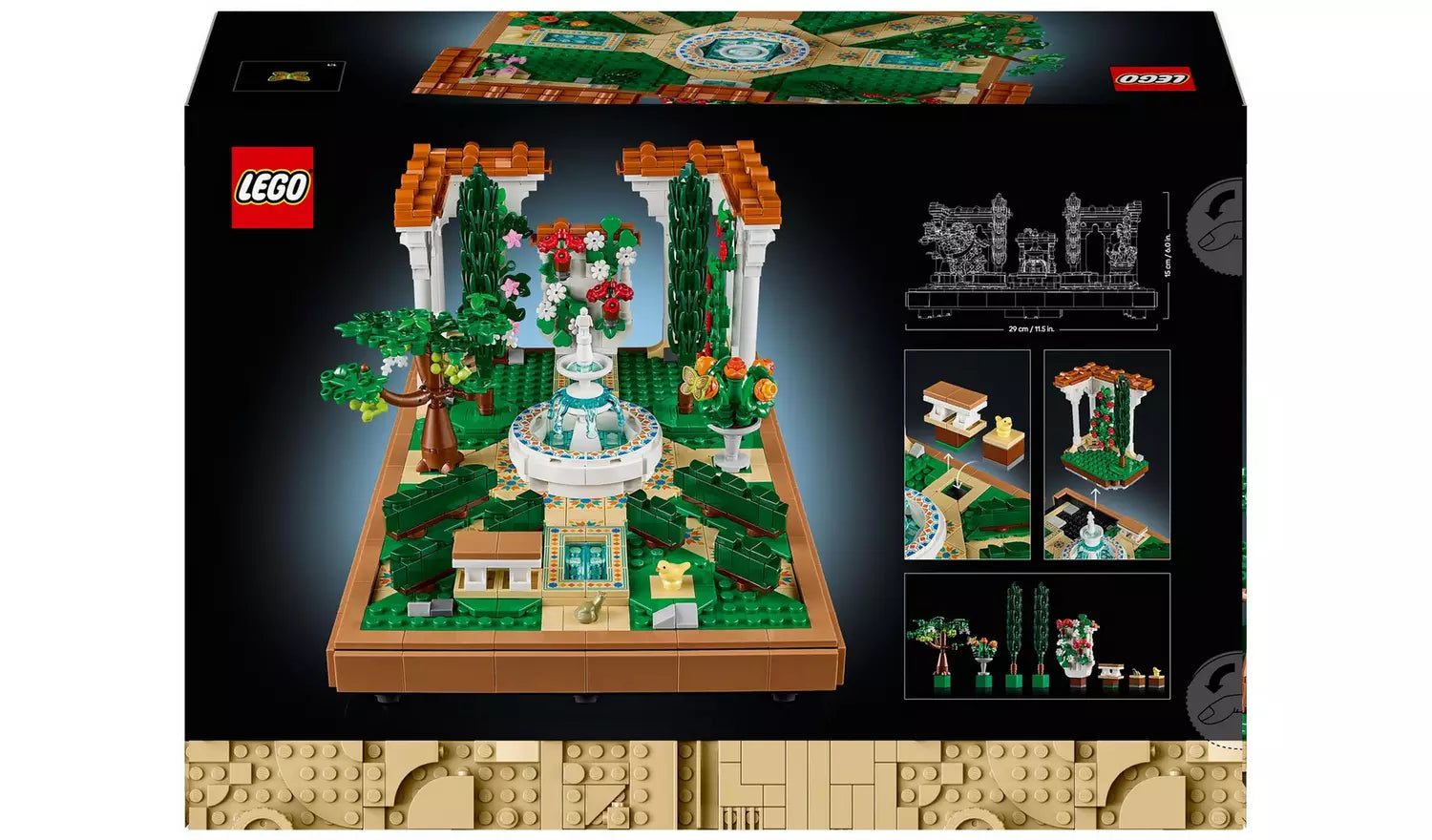 LEGO Icons Fountain Garden Home Decor Set | Ages 18+ | Model 10359 | NEW Funkifone
