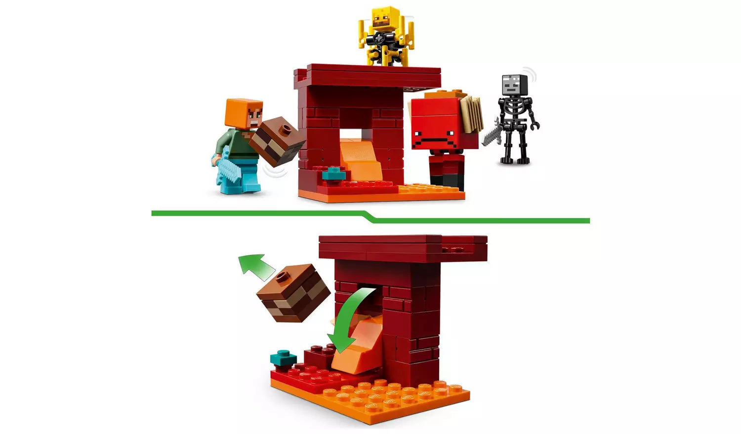 LEGO Minecraft Gift The Nether Lava Battle | Ages 6+ | Model 21266 | New LEGO