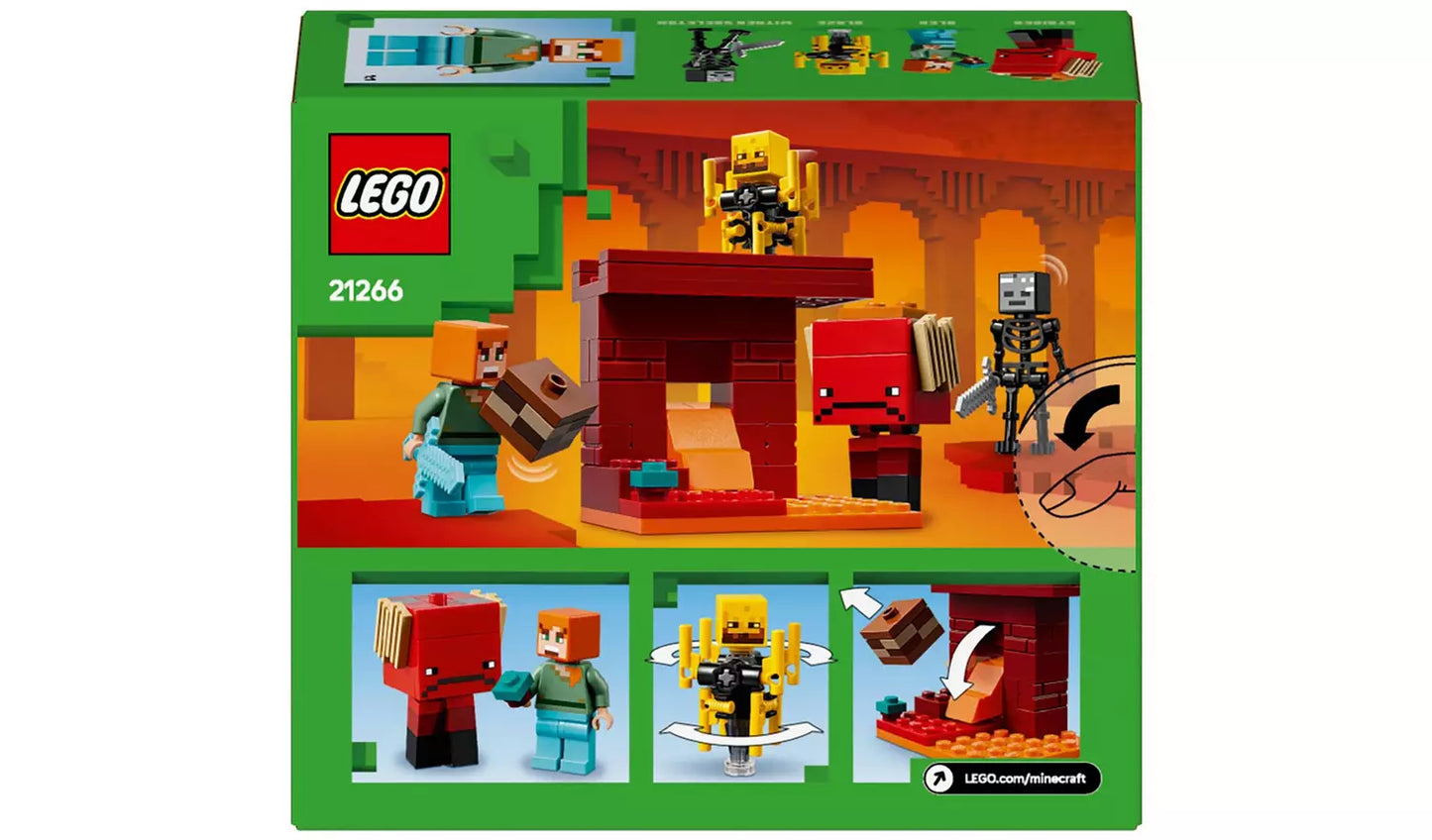 LEGO Minecraft Gift The Nether Lava Battle | Ages 6+ | Model 21266 | New LEGO