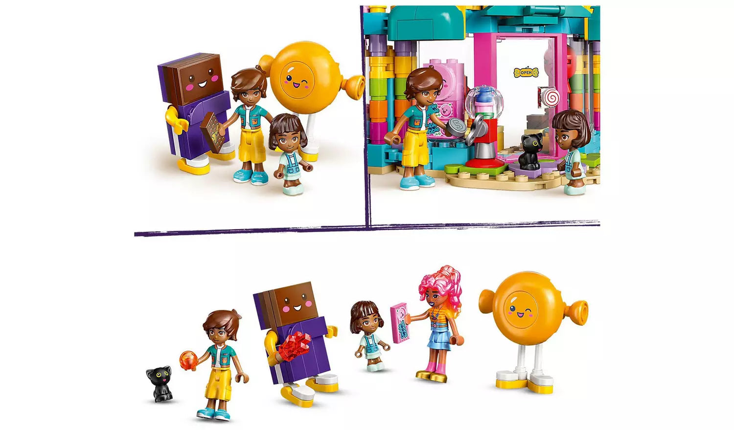 LEGO Friends Heartlake City Sweet Shop Role-Play Toy Set | Ages 6+ | Model 42649 | New LEGO