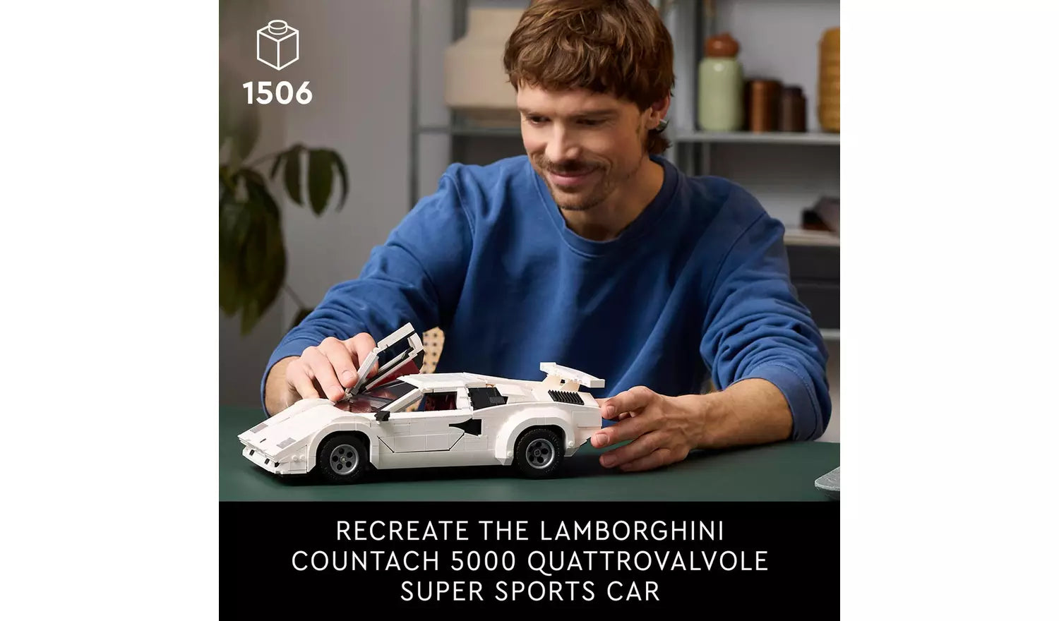 LEGO Icons Lamborghini Countach 5000 Quattrovalvole 10337 | Ages 18+ | New LEGO