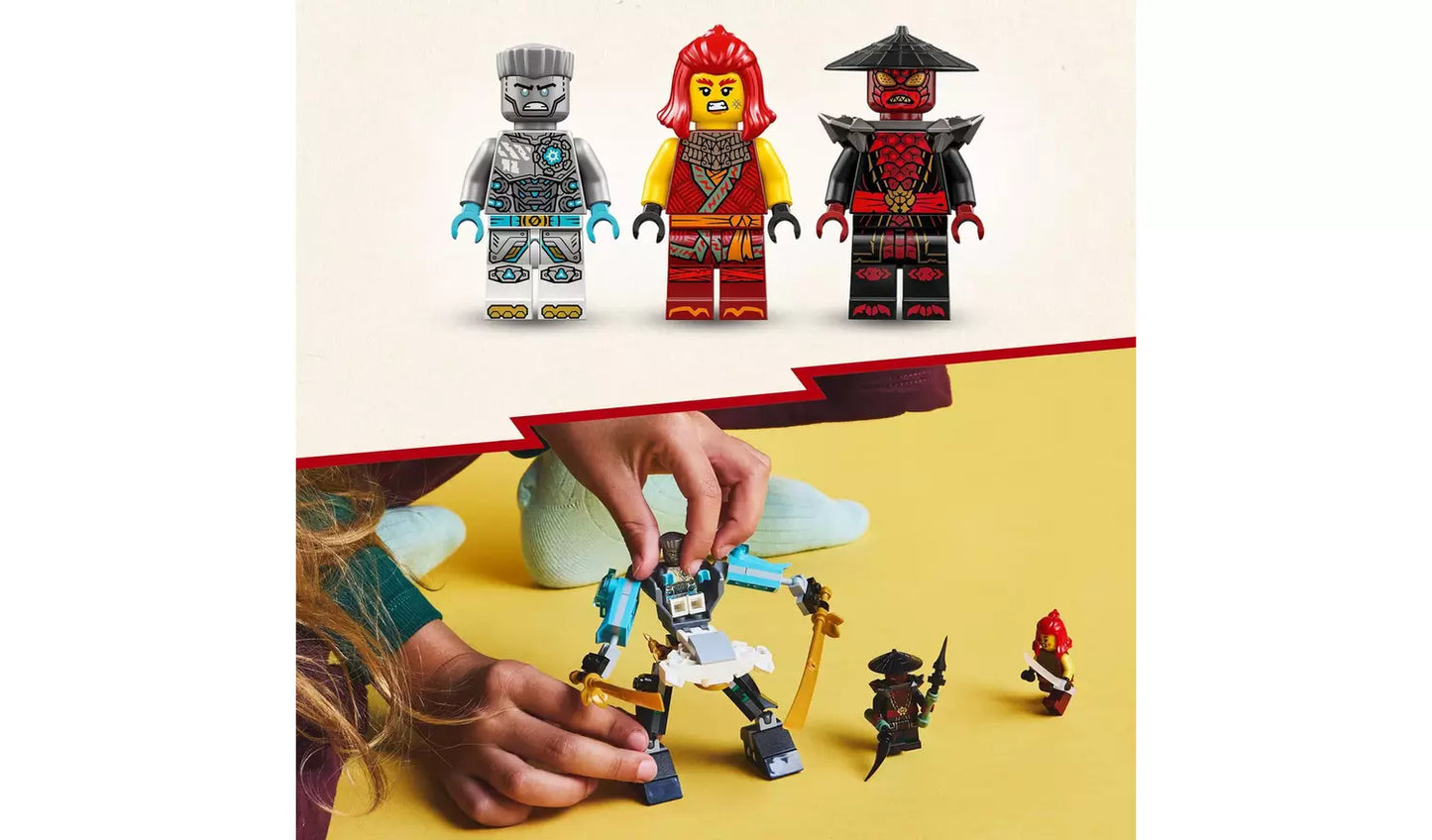 LEGO NINJAGO Zane's Battle Suit Mech Ninja Toy Set 71827 | Ages 6+ | New LEGO